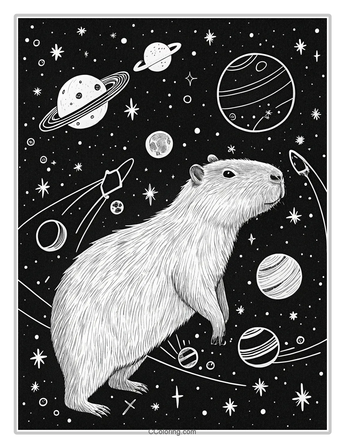 Capybara in Space out of this world adventure