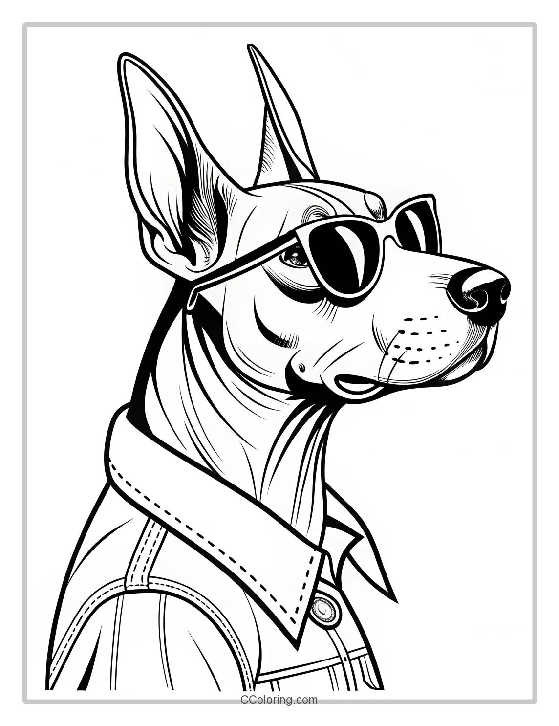 Puppies coloring pages Edgy Outlines