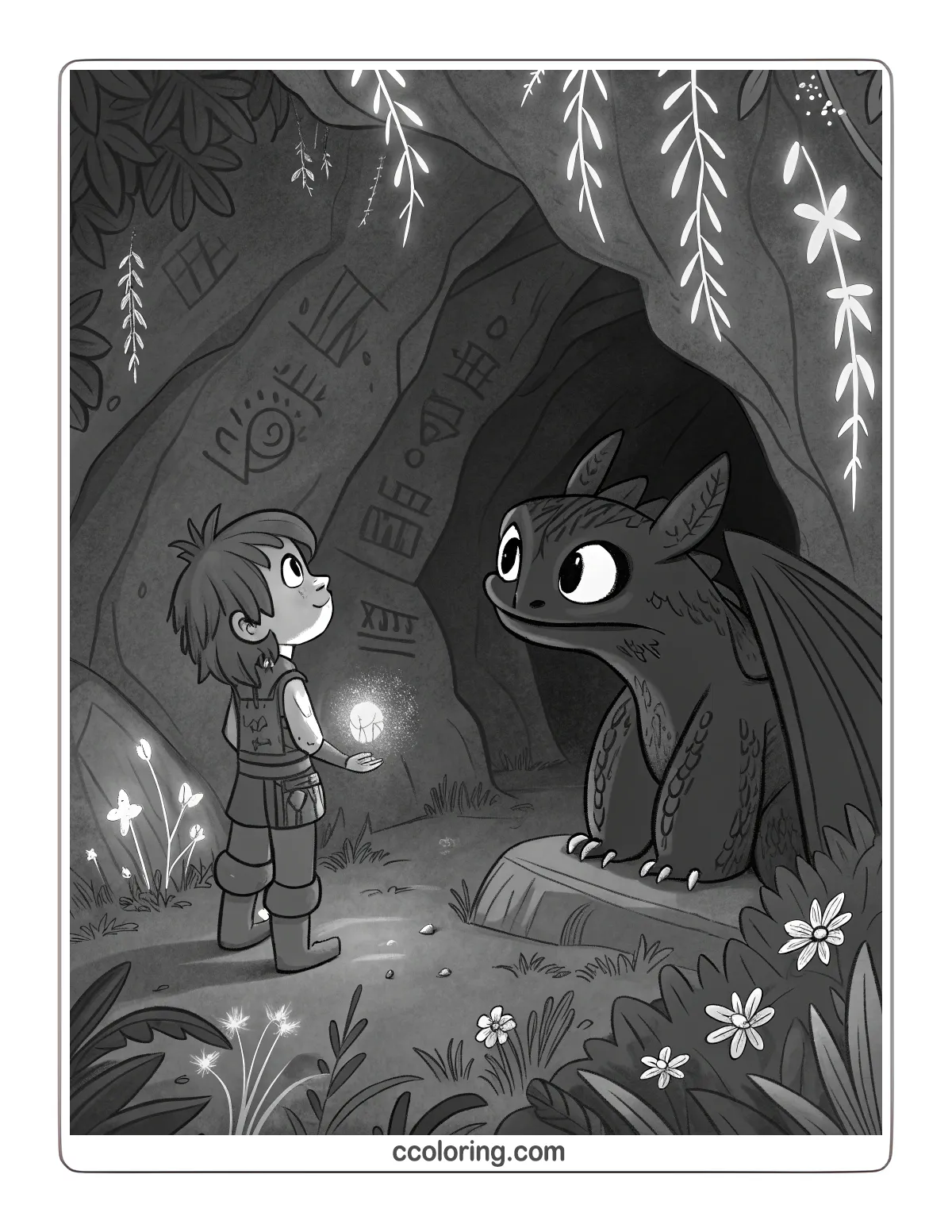 Hiccup and Toothless