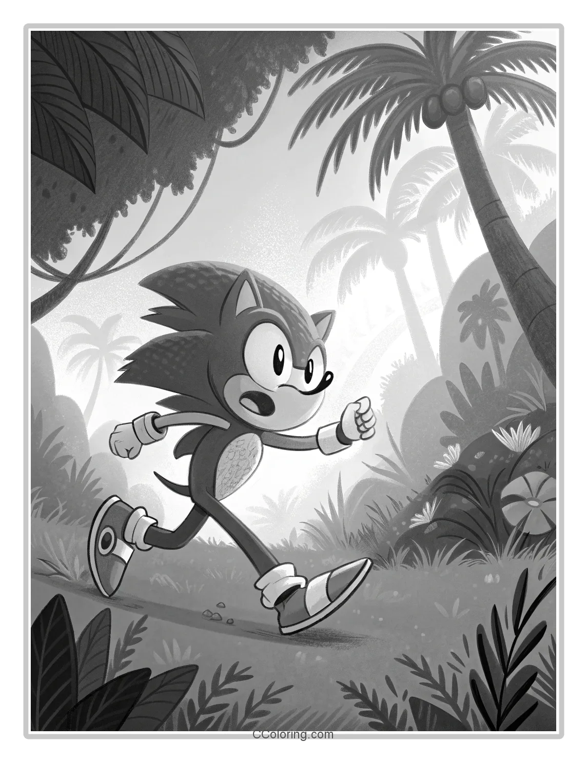Monochrome Sonic Scenes Tropical Flora