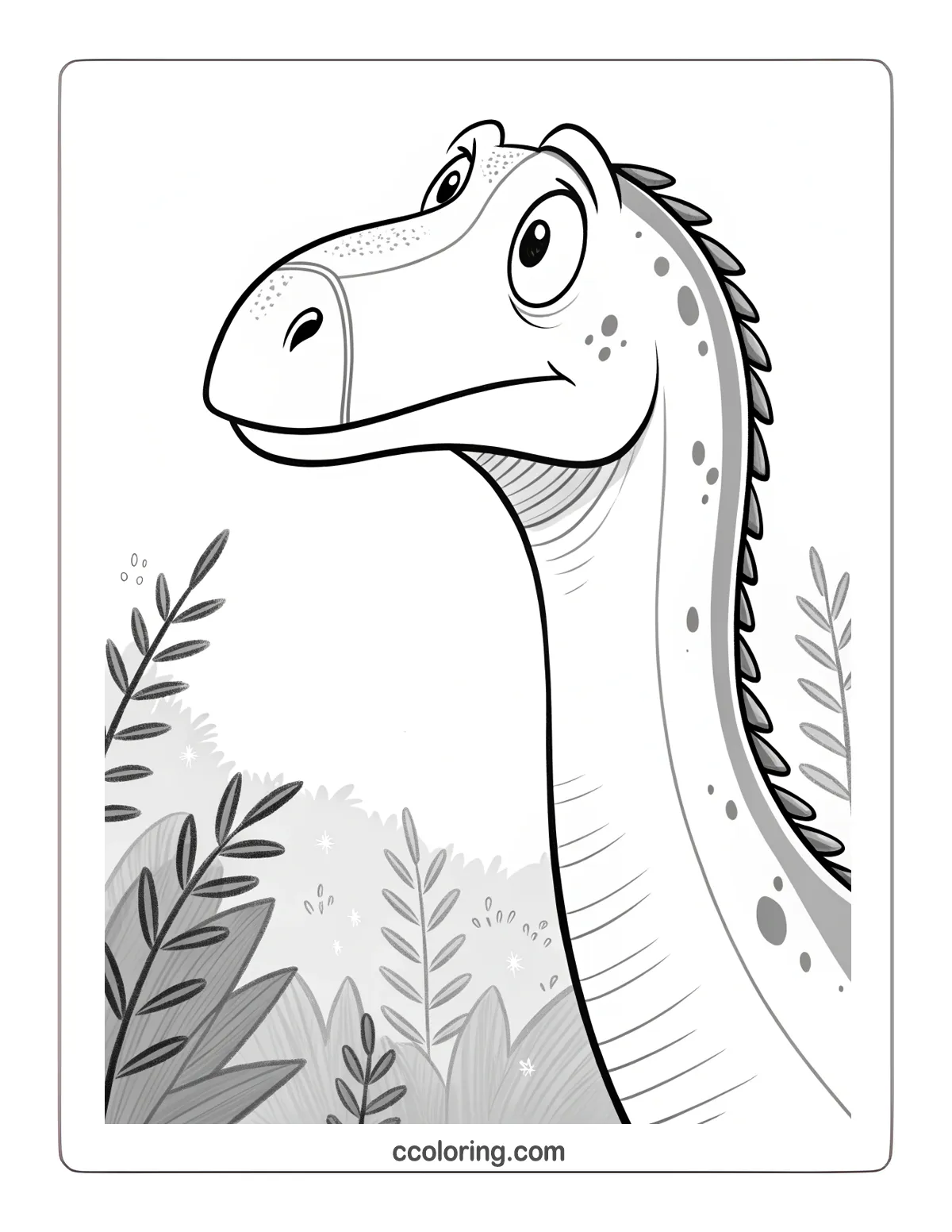 dragon coloring page Edmontosaurus