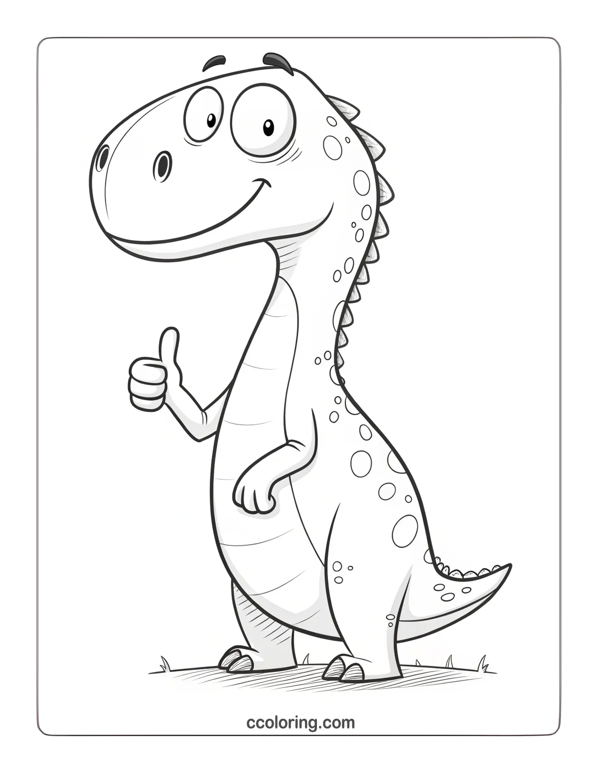 dragon coloring page Iguanodon