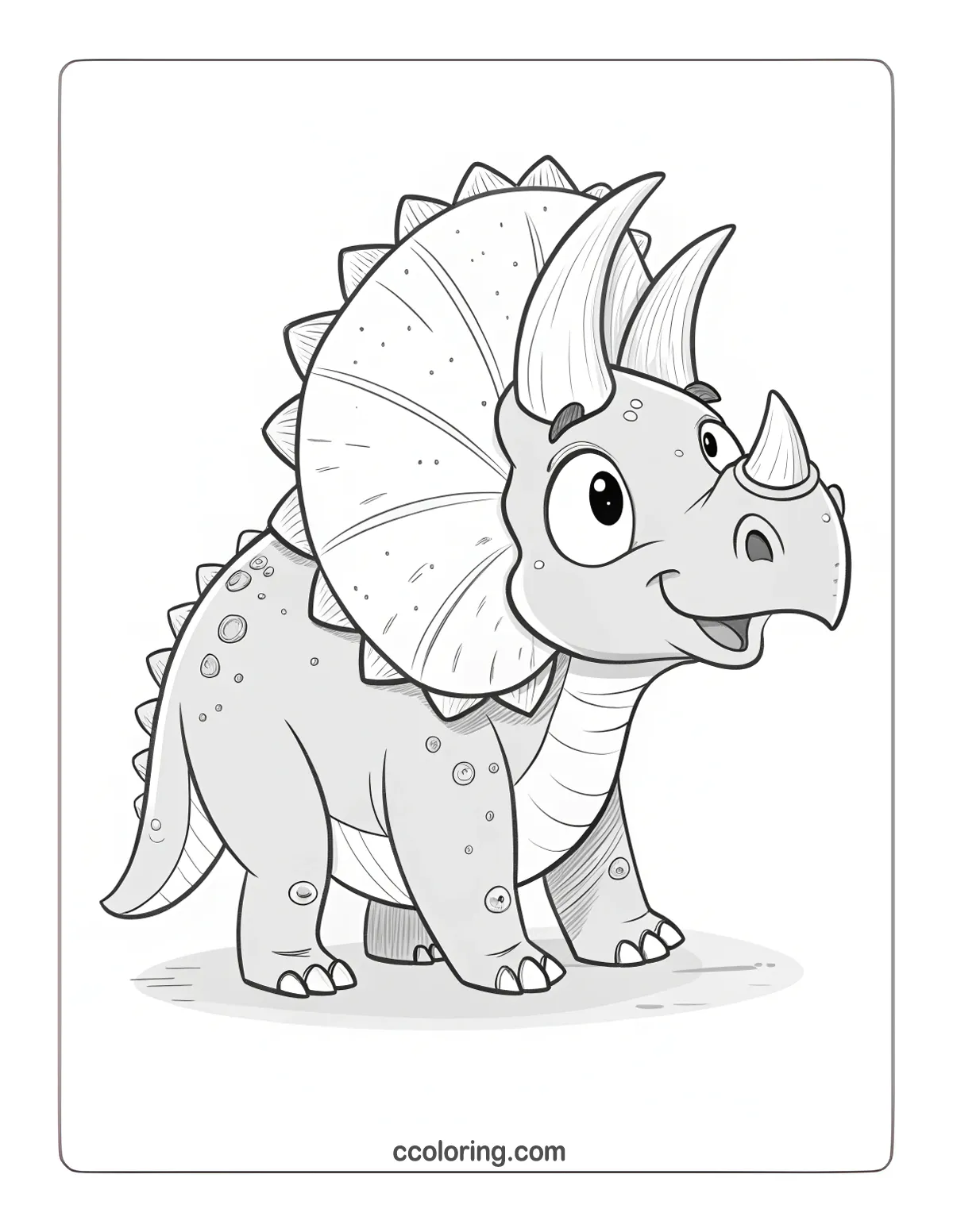 triceratops coloring pages image 1200x1552